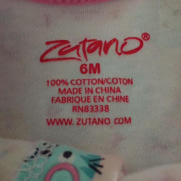 EUC Zutano 6m Footie one piece - Picture 2 of 4